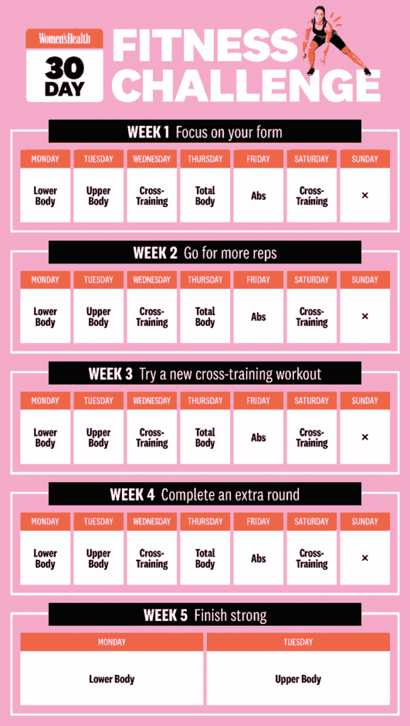 30-day Female Workout Plan